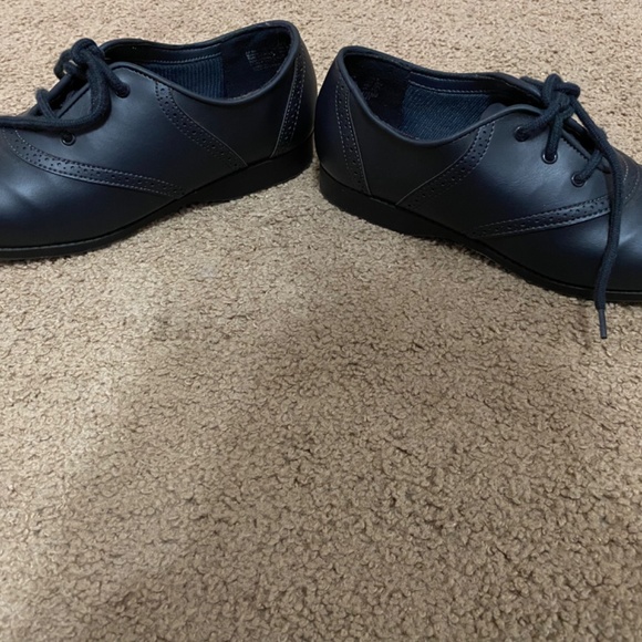 Boys/Youth navy blue dress shoes - Picture 3 of 7